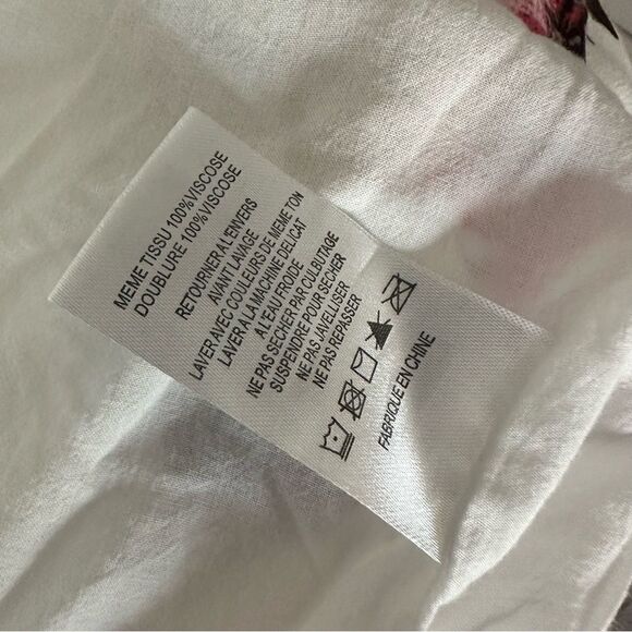 Miss Me boho floral v neck flutter sleeve maxi crossover wrap Dress medium - Picture 8 of 9